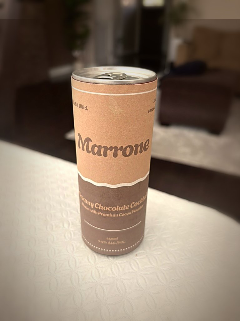 Marrone Creamy Chocolate Cocktail can