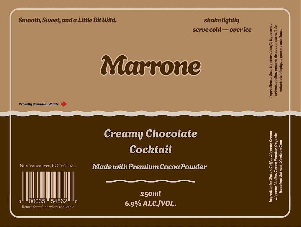 The Marrone can label artwork
